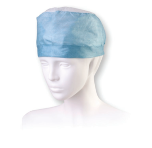 Medical cap with rubber LILI, blue,