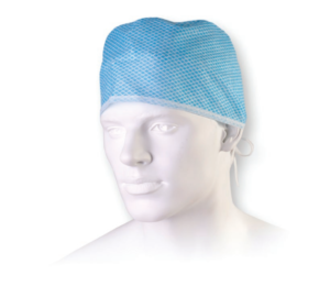 Doctor cap with ties, Spunlace Mesh,