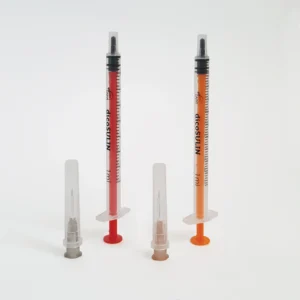 Insulin syringe, sterile 1 ml